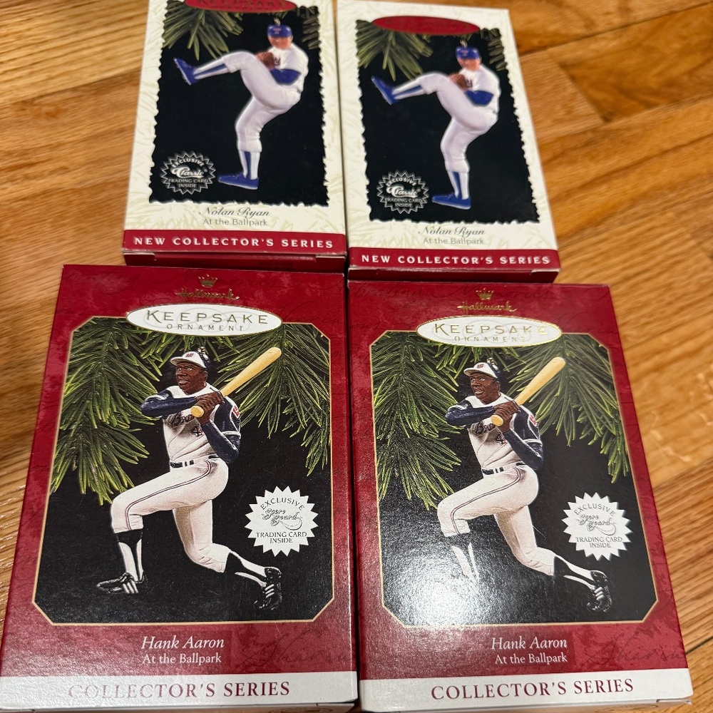 Hallmark Keepsake Baseball Ornaments